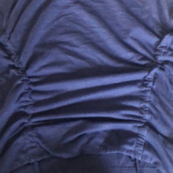 Lucy Peacock blue vowel neck sweatshirt - Picture 4 of 5